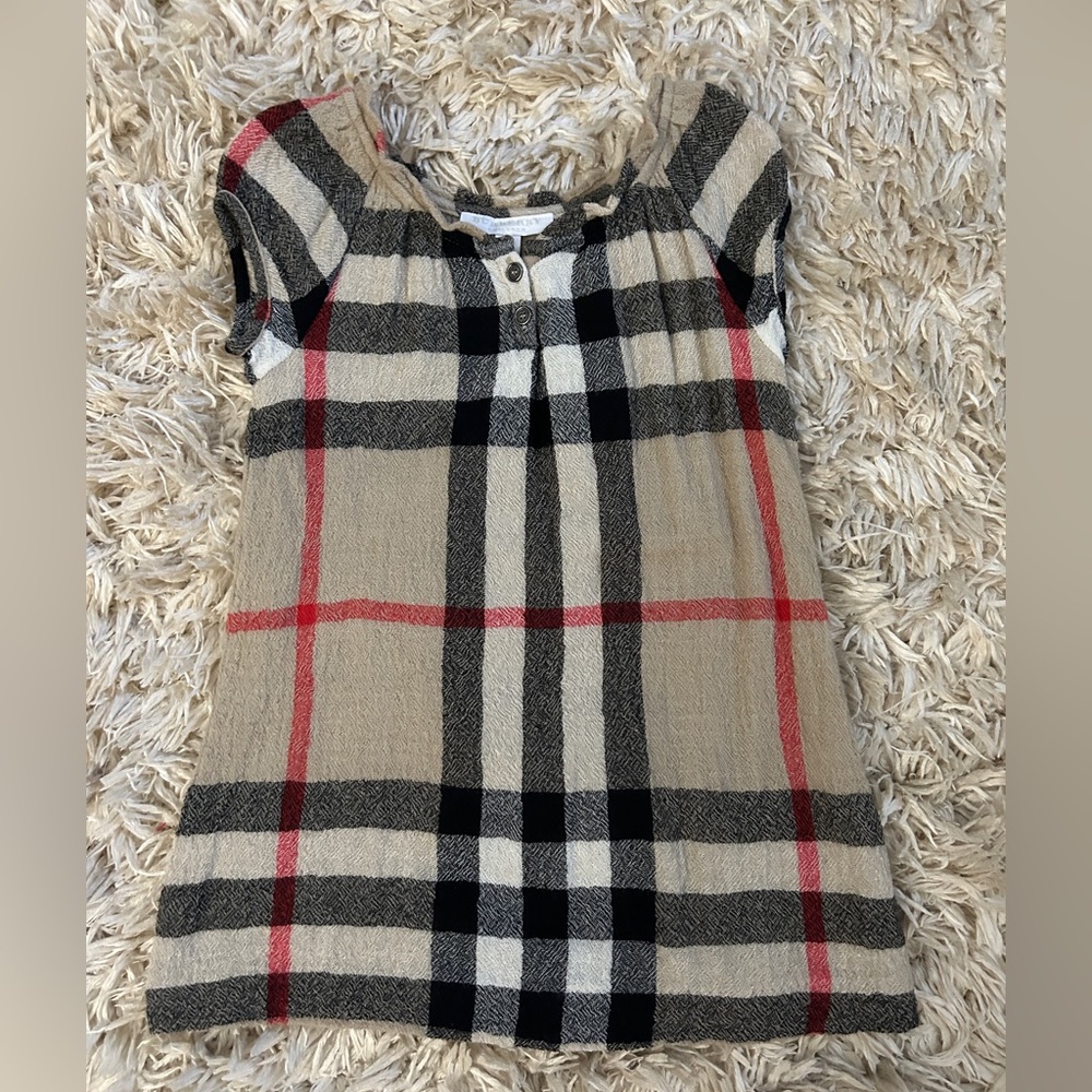 Burberry toddler Classic Tartan Print Dress Size 4Y